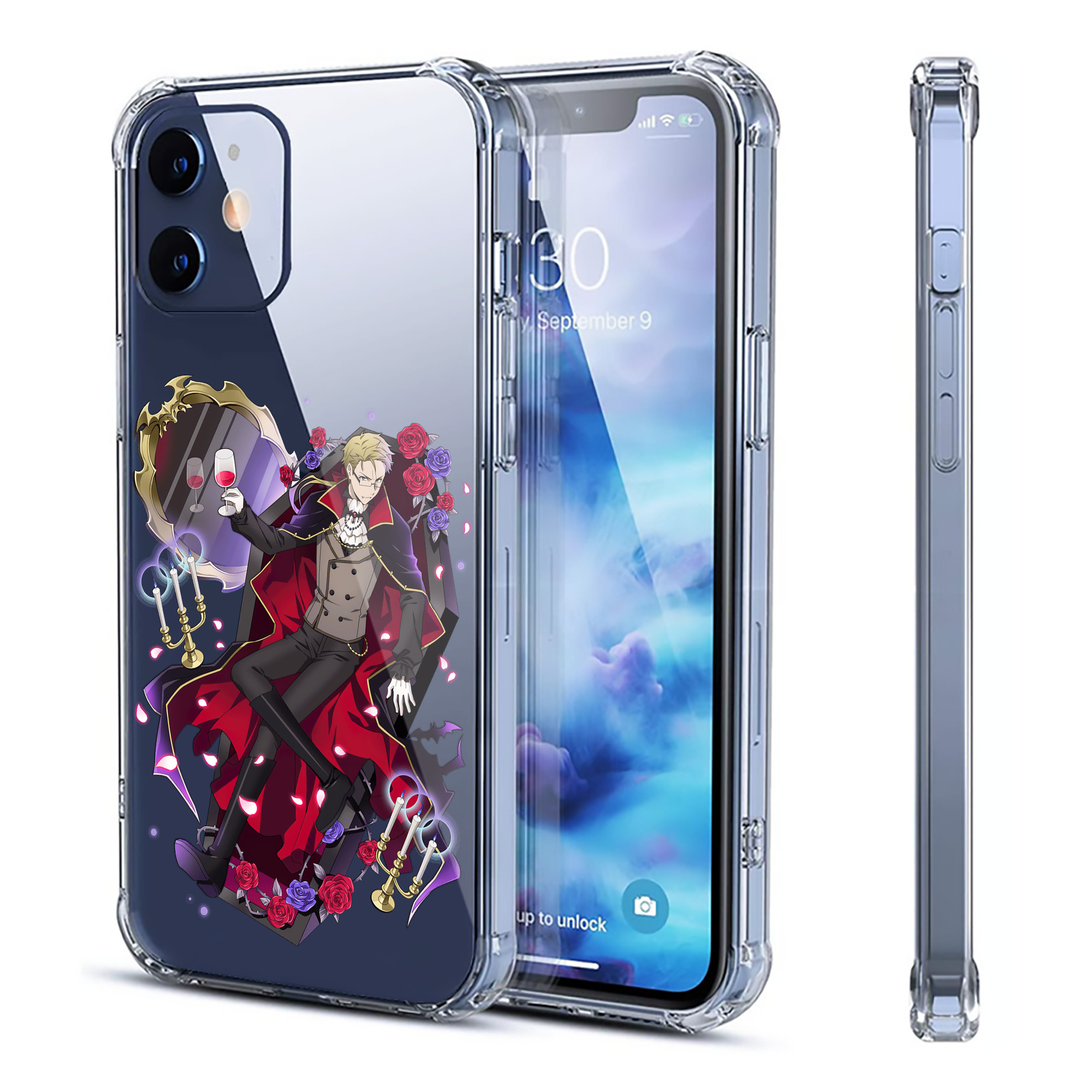 （画像用） 文豪ストレイドッグス Bungo Stray Dogs 【iPhone 12シリーズ対応】透明スマホケース（クリアソフトケース）